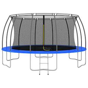 vidaXL Trampolin-Set Rund 488x90 cm 150 kg