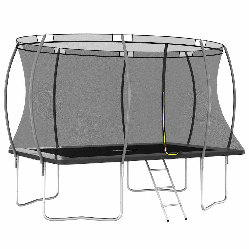 vidaXL Trampolin komplet pravokoten 335x244x90 cm 150 kg