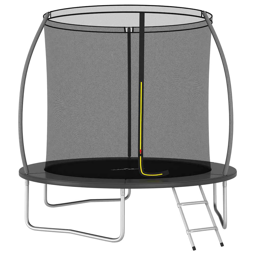 vidaXL Trampolína s příslušenstvím kulatá 244x55 cm 100 kg