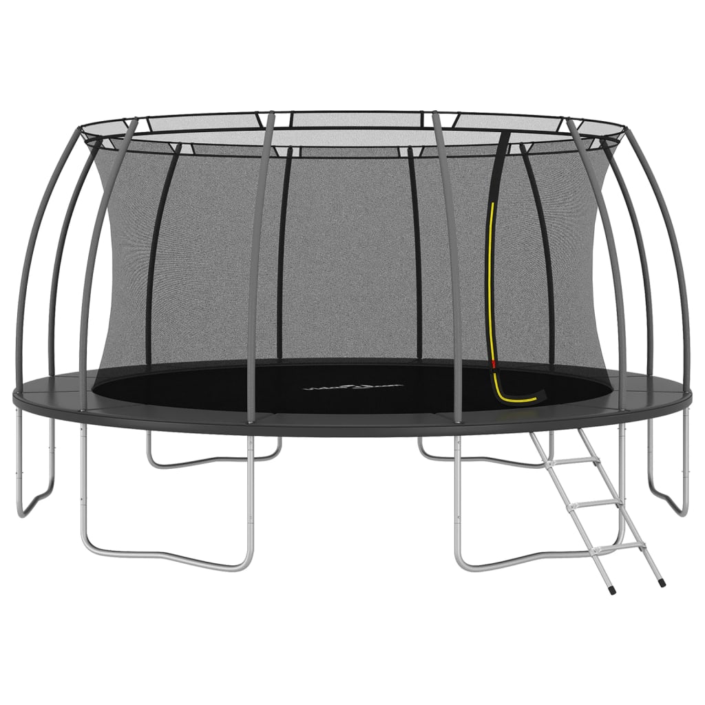 vidaXL Set trambulină rotundă, 488×90 cm, 150 kg