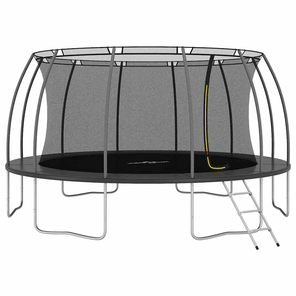 vidaXL Trampolin komplet okrogel 488x90 cm 150 kg