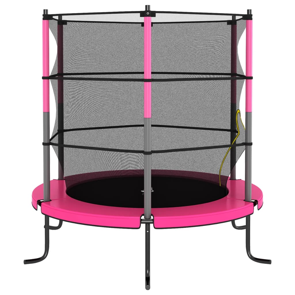 Trampoline met veiligheidsnet rond cm roze