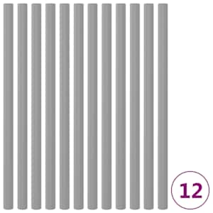 Penasti tulci za trampolin 12 kosov 92,5 cm sivi