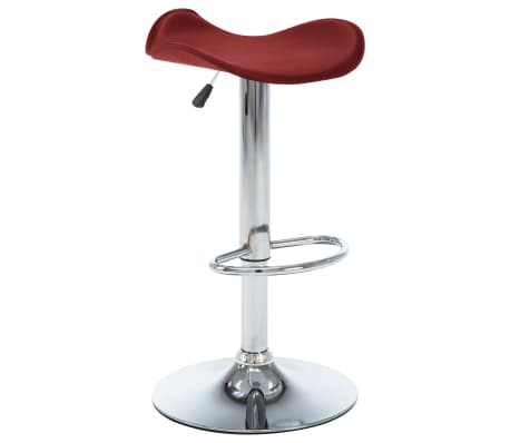 vidaXL Baro taburetės, 2vnt., raudonojo vyno spalvos, dirbtinė oda