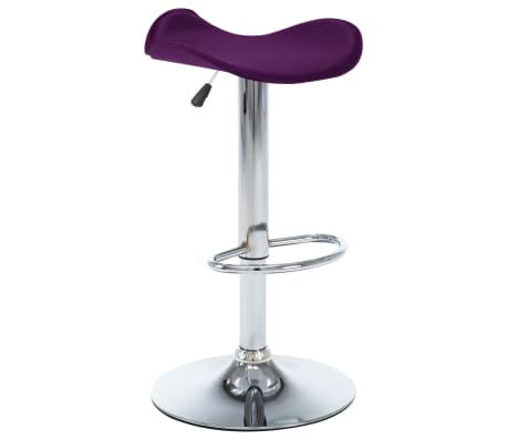 vidaXL Tabourets de bar lot de 2 violet similicuir