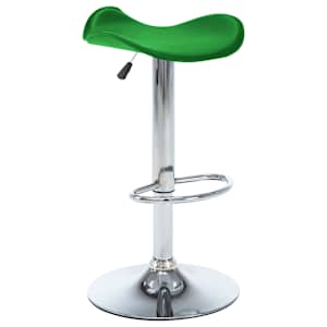 vidaXL Baro taburetės, 2vnt., žalios spalvos, dirbtinė oda