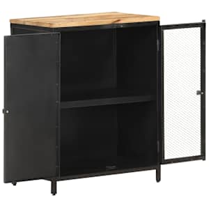 Příborník 60 x 35 x 78 cm masivní hrubé mangovníkové dřevo - obrázek 2