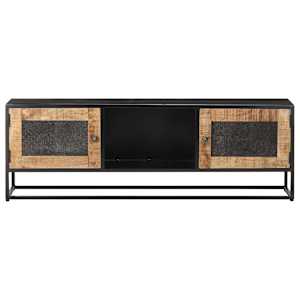 TV stolek 120 x 30 x 40 cm hrubé mangovníkové dřevo - obrázek 2