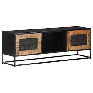 TV stolek 120 x 30 x 40 cm hrubé mangovníkové dřevo - obrázek 7