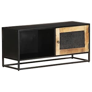TV stolek 90 x 30 x 40 cm hrubé mangovníkové dřevo - obrázek 8