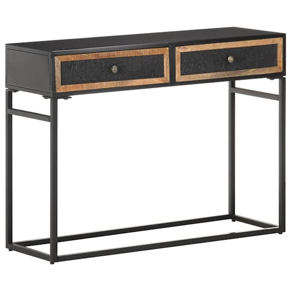 vidaXL konsoollaud 100 x 35 x 75 cm, mangopuit