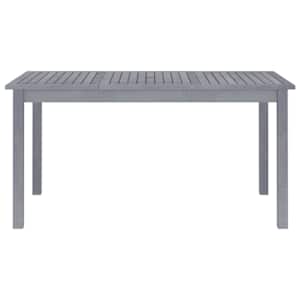 vidaXL Sodo valgomojo stalas, 150x90x74cm, akacijos medienos masyvas