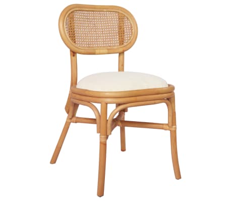 vidaXL 2 db vászon étkezőszék