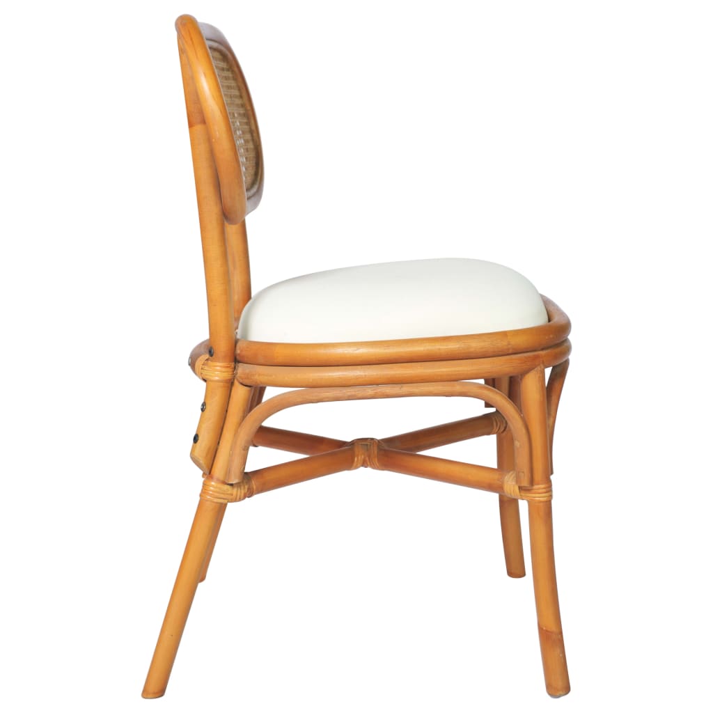 Valgomojo kėdės, 2vnt., šviesiai rudos spalvos, linas | Stepinfit