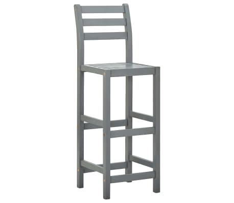 vidaXL Barkrakker 2 stk grå heltre akasie