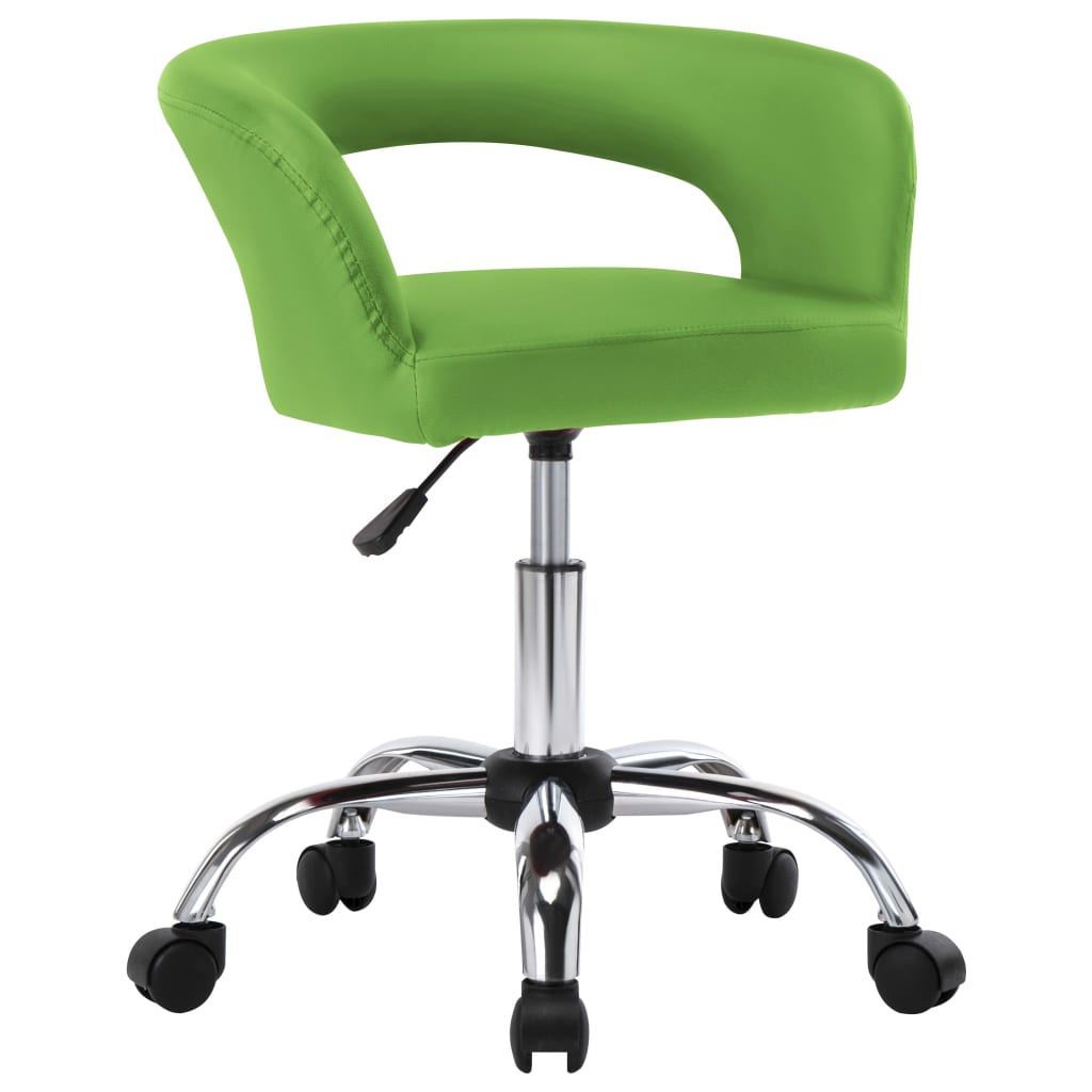 vidaXL Eetkamerstoelen 2 st kunstleer groen