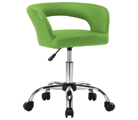 vidaXL Eetkamerstoelen 2 st kunstleer groen