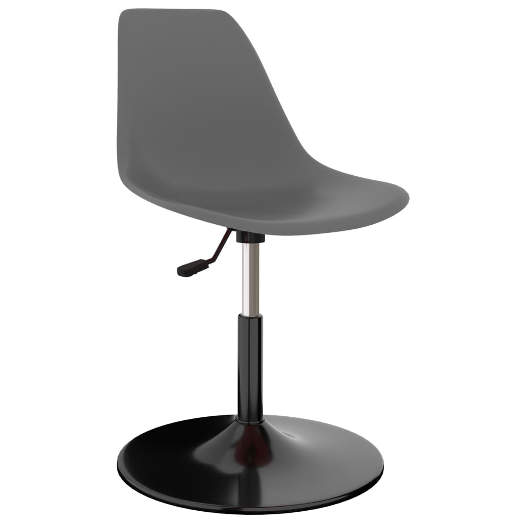 

vidaXL Eetkamerstoelen draaibaar 4 st PP lichtgrijs