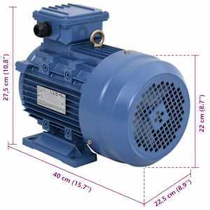 3fázový elektromotor hliníkový 4 kW/5,5 hp 2 póly 2840 ot./min - obrázek 10