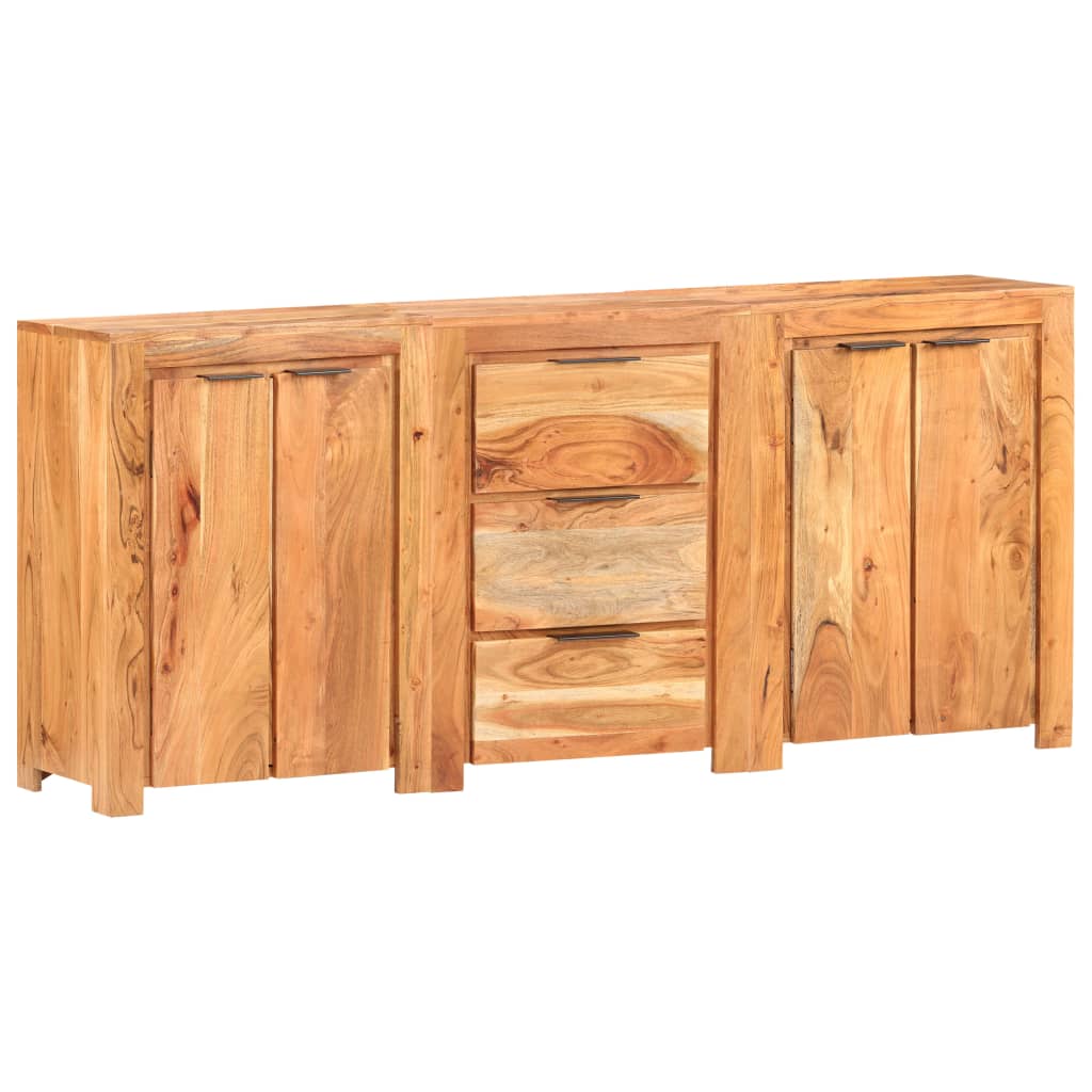 vidaXL Servantă cu 3 sertare și 4 uși, lemn masiv de acacia acacia
