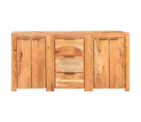 vidaXL Buffet avec 3 tiroirs et 4 portes Bois d'acacia solide