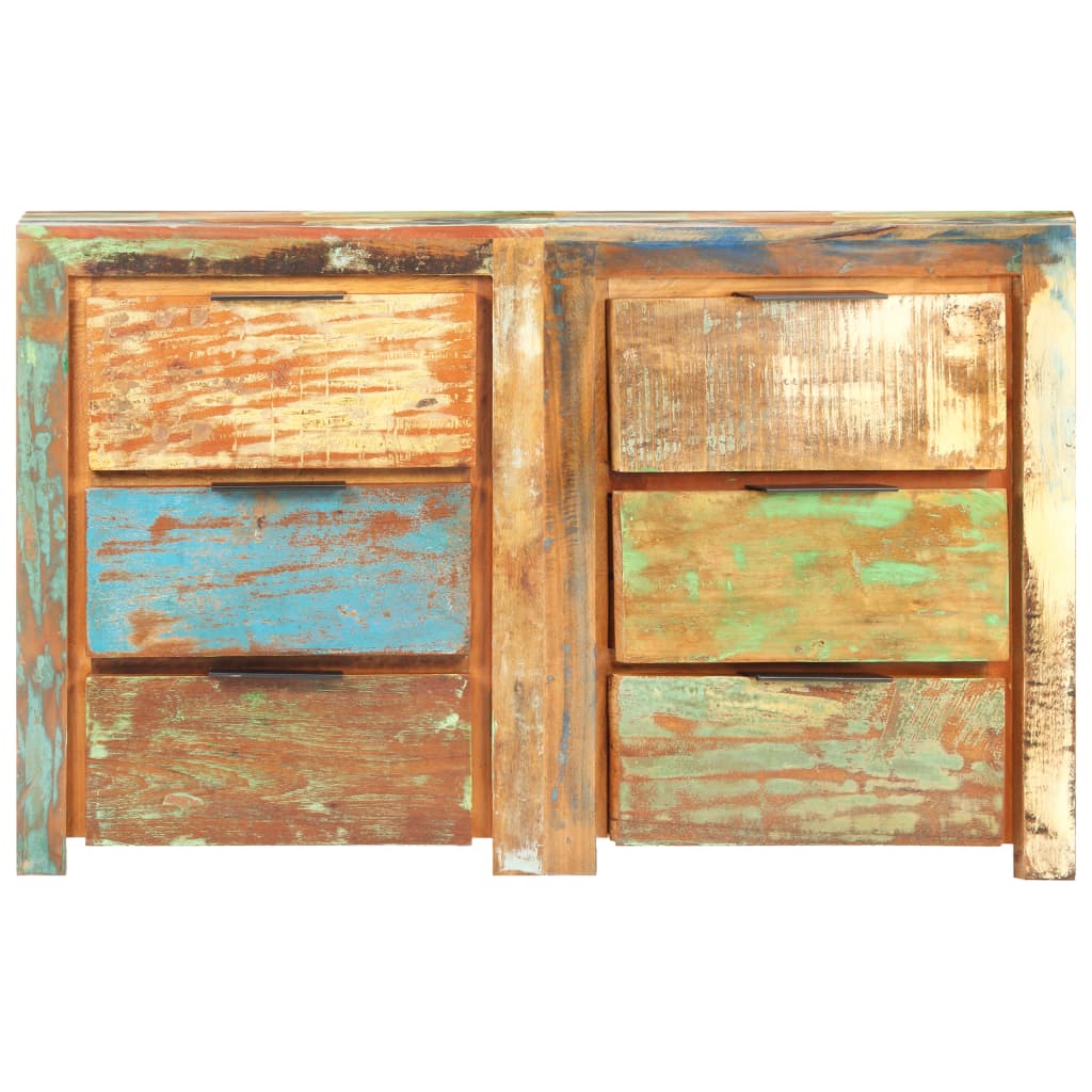 

vidaXL Ladekast 118x33x75 cm massief gerecycled hout