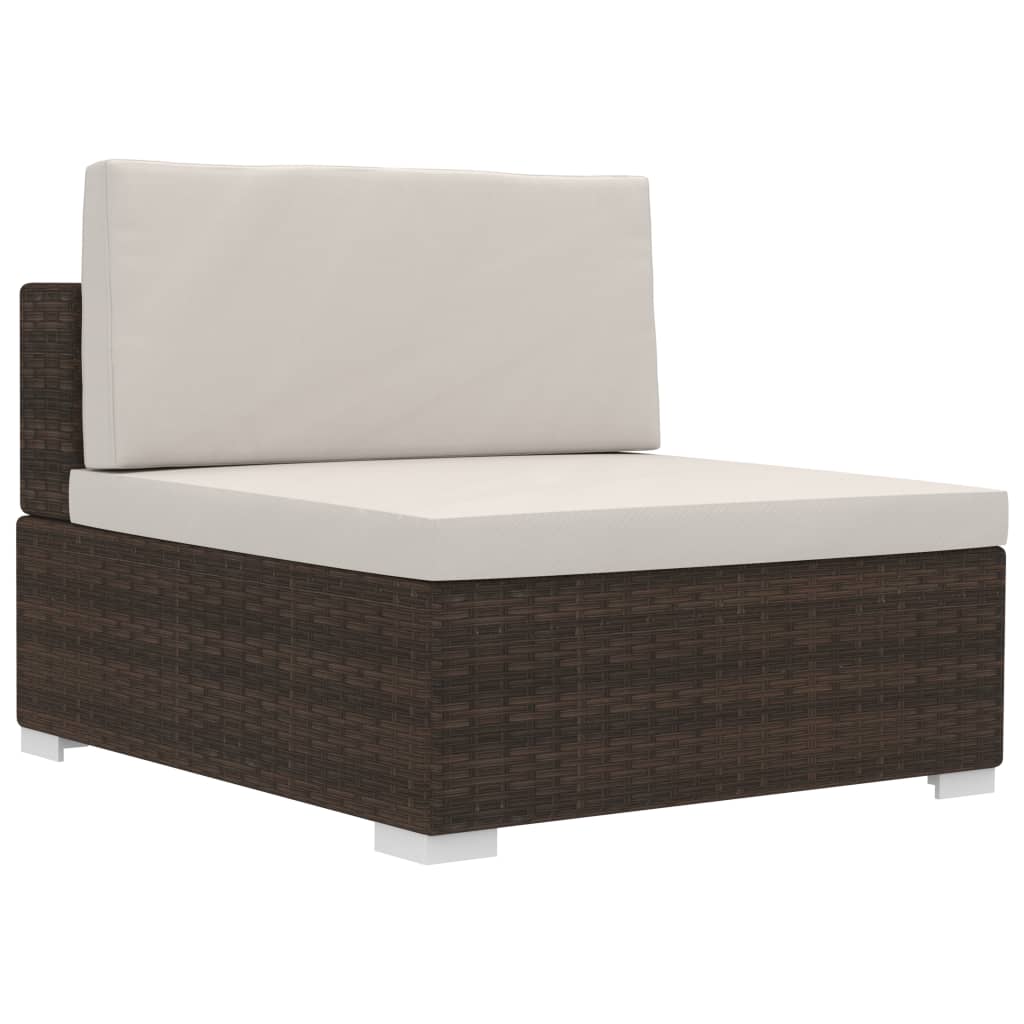 Patio Sofa Set Set of 3 Modular Patio Sofa Set Rectangular - Image 4