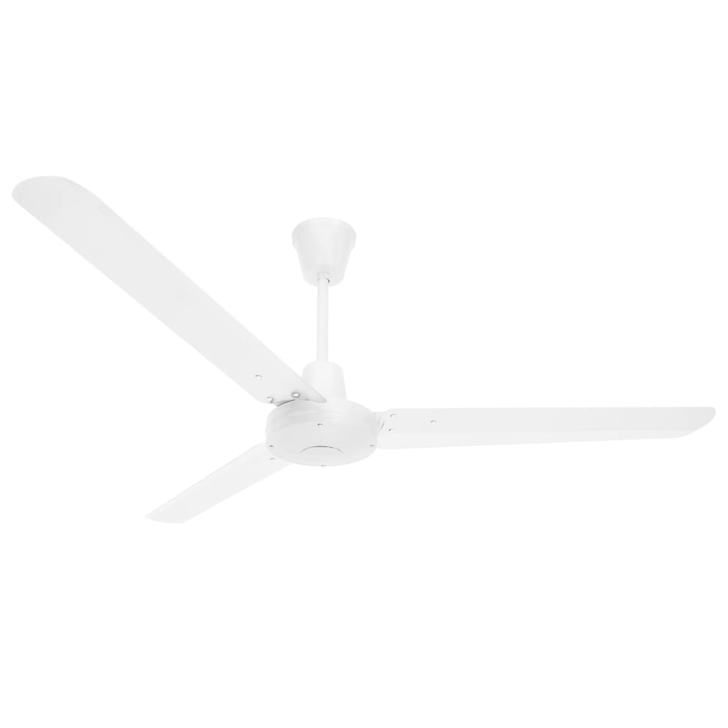 Fehér mennyezeti ventilátor 142 cm 