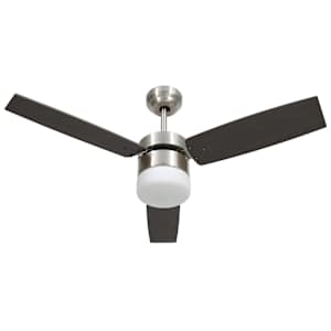 Stropní ventilátor světlo a dálkový ovladač 108 cm tmavě hnědý - obrázek 2