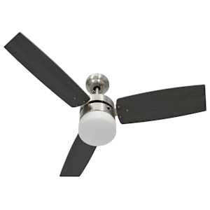 Stropní ventilátor světlo a dálkový ovladač 108 cm tmavě hnědý - obrázek 5