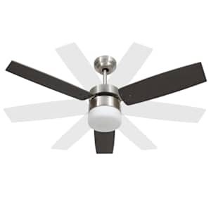 Stropní ventilátor světlo a dálkový ovladač 108 cm tmavě hnědý - obrázek 7