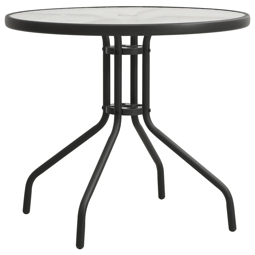 Bistro Table Anthracite Ø80×71 cm Steel