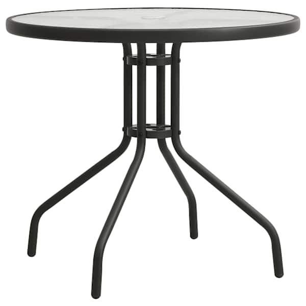 vidaXL bistroolaud, antratsiithall, &Oslash; 80 x 71 cm, teras