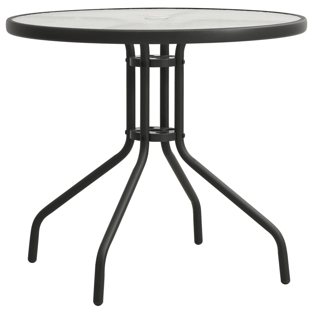 VidaXL Table De Bistro Anthracite Ø80x71 Cm Acier