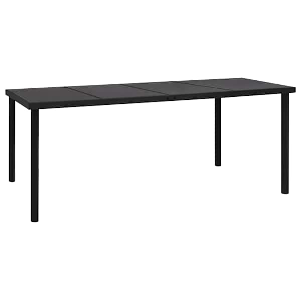 vidaXL aialaud 190 x 90 x 74 cm must, teras