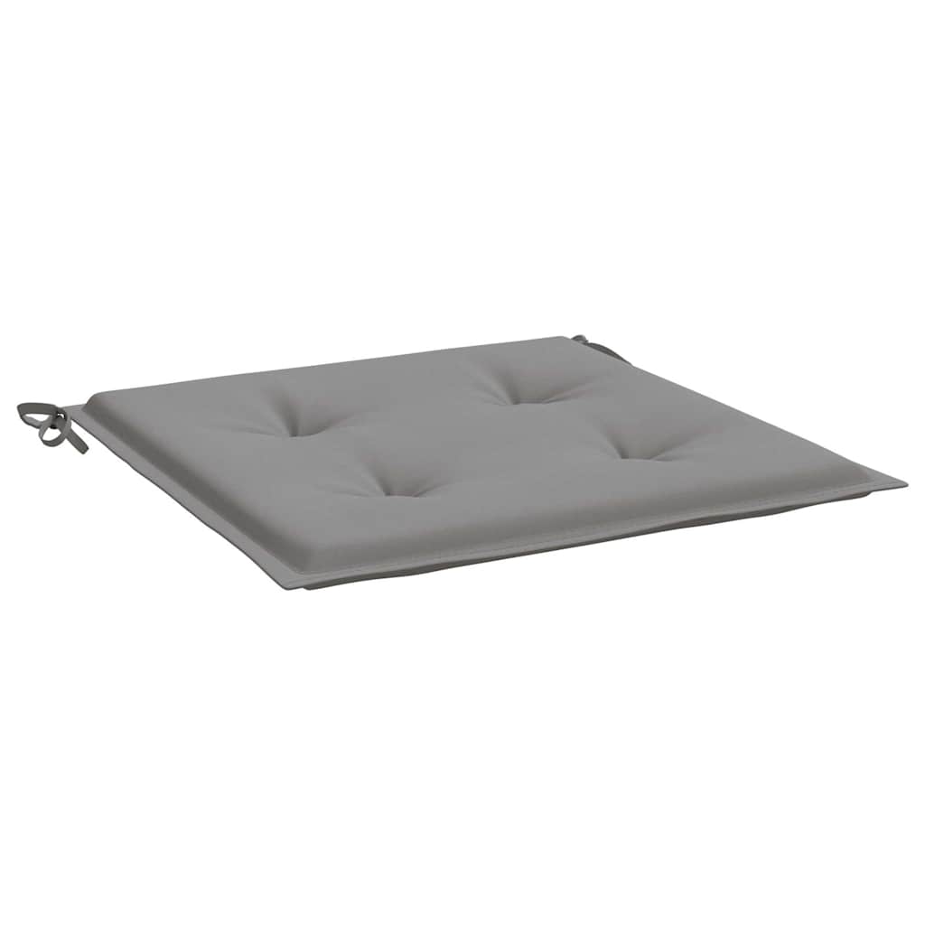 vidaXL Tuinstoelkussens 6 st 40x40x3 cm oxford stof grijs, foto 4