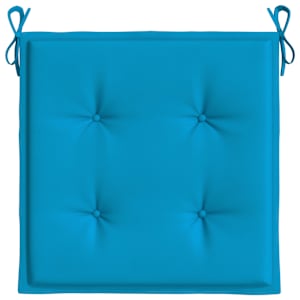 Podušky na zahradní židli 2 ks modré 40x40x4 cm látka oxford - obrázek 6