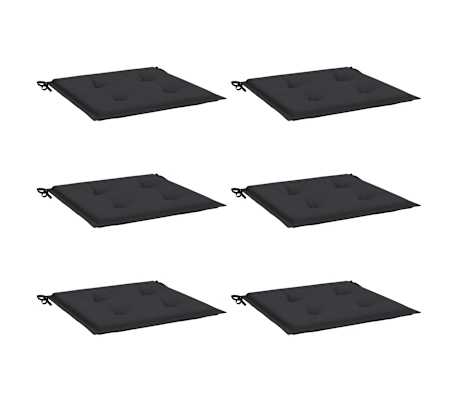 vidaXL &Mu;&alpha;&xi;&iota;&lambda;ά&rho;&iota;&alpha; &Kappa;&alpha;&rho;έ&kappa;&lambda;&alpha;&sigmaf; &Kappa;ή&pi;&omicron;&upsilon; 6 &tau;&epsilon;&mu;. &Mu;&alpha;ύ&rho;&alpha; 40x40x4 &epsilon;&kappa;. &Upsilon;&phi;&alpha;&sigma;&mu;ά&tau;&iota;&nu;&alpha;