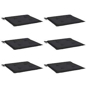 vidaXL &Mu;&alpha;&xi;&iota;&lambda;ά&rho;&iota;&alpha; &Kappa;&alpha;&rho;έ&kappa;&lambda;&alpha;&sigmaf; &Kappa;ή&pi;&omicron;&upsilon; 6 &tau;&epsilon;&mu;. &Mu;&alpha;ύ&rho;&alpha; 40x40x4 &epsilon;&kappa;. &Upsilon;&phi;&alpha;&sigma;&mu;ά&tau;&iota;&nu;&alpha;