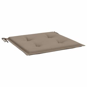 Podušky na zahradní židli 2 ks taupe 40x40x4 cm látka oxford - obrázek 5