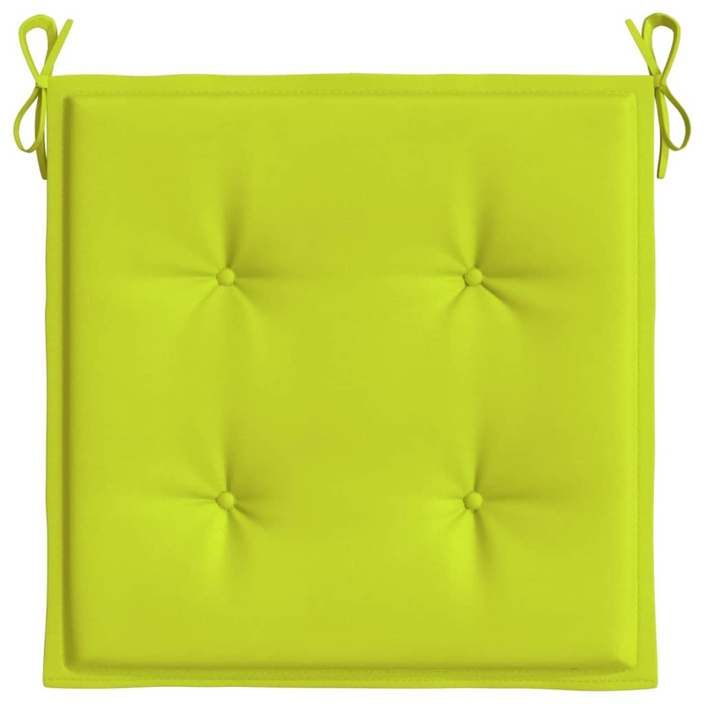 Sodo kėdės pagalvėlės, 6vnt., žalios, 40x40x4cm, audinys | Stepinfit