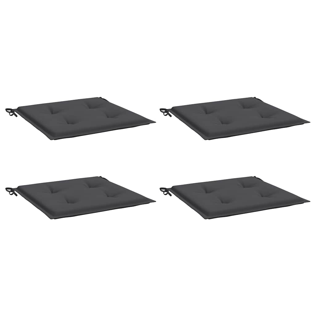 vidaXL Tuinstoelkussens 4 st 50x50x3 cm oxford stof antracietkleurig, foto 4