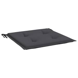 Podušky na zahradní židli 4 ks antracitové 50x50x4 cm oxford - obrázek 5