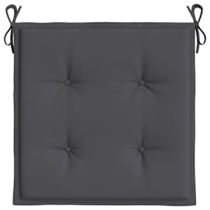 Podušky na zahradní židli 4 ks antracitové 50x50x4 cm oxford - obrázek 6