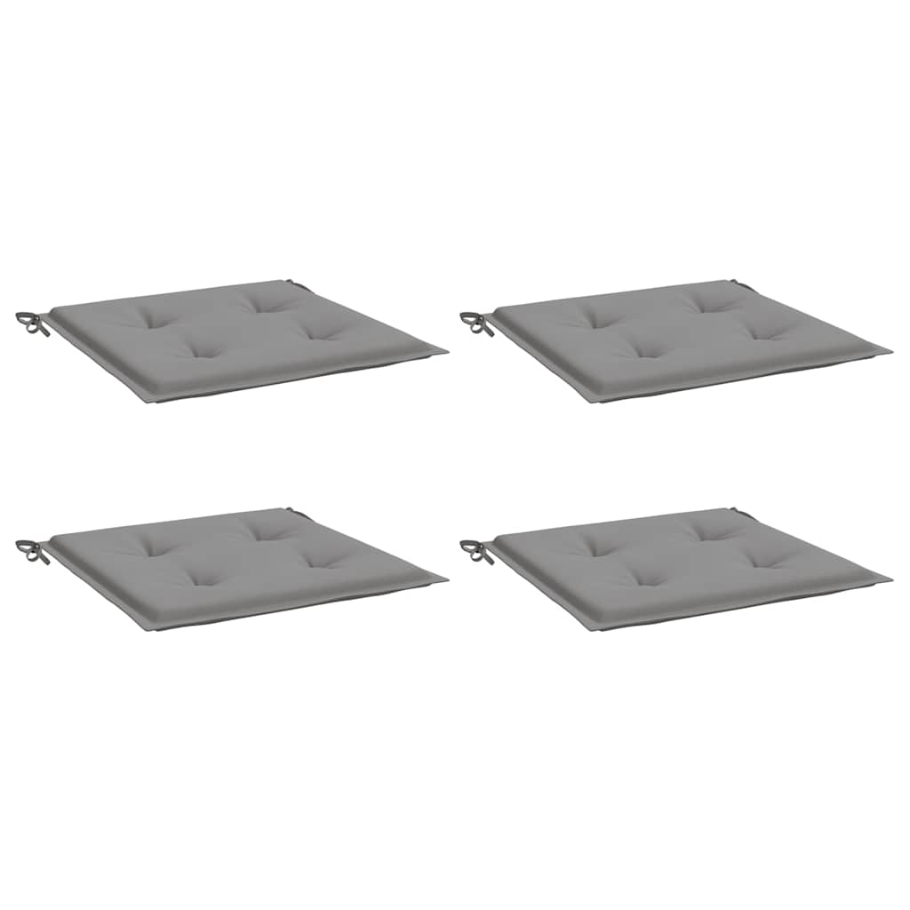 vidaXL Tuinstoelkussens 4 st 50x50x3 cm oxford stof grijs, foto 4