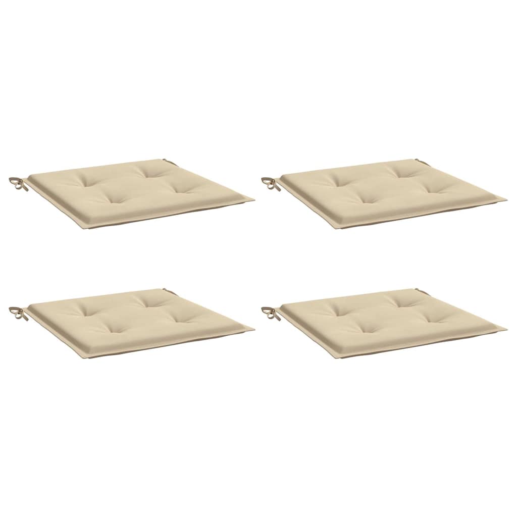 vidaXL Tuinstoelkussens 4 st 50x50x3 cm oxford stof beige, foto 4