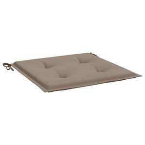Podušky na zahradní židli 4 ks taupe 50x50x3 cm látka oxford - obrázek 5