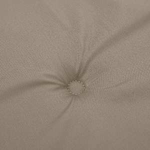 Podušky na zahradní židli 4 ks taupe 50x50x3 cm látka oxford - obrázek 7