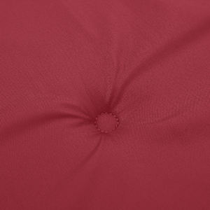 Podušky na zahradní židli 6 ks vínové 50x50x3 cm látka oxford - obrázek 6