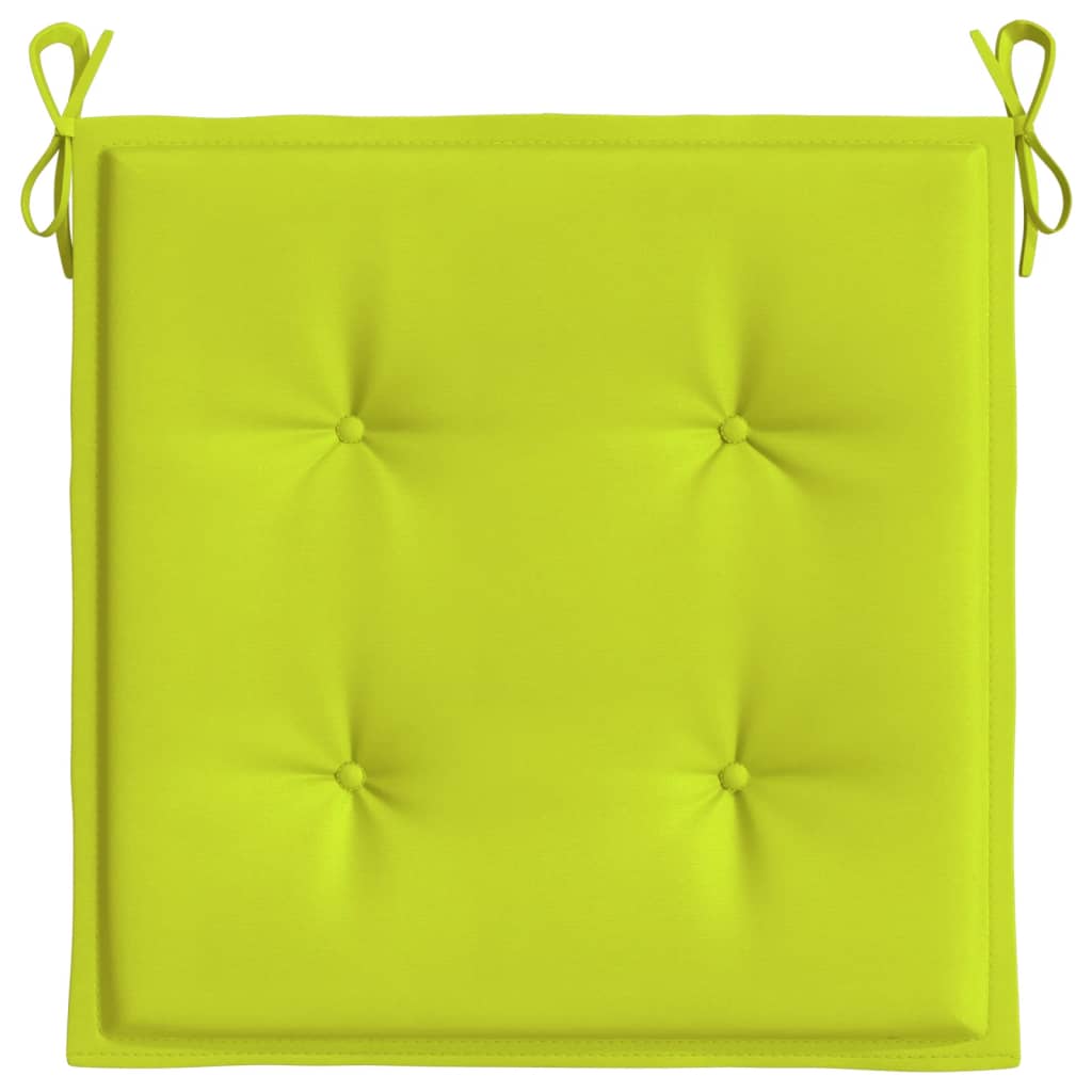 Sodo kėdės pagalvėlės, 6vnt., žalios, 50x50x4cm, audinys | Stepinfit